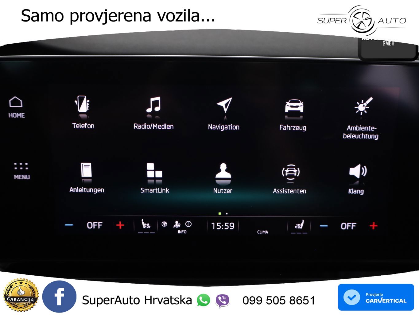 Škoda Octavia Combi 2.0 TDI (150 KS) DSG LED+GR SJED+ACC