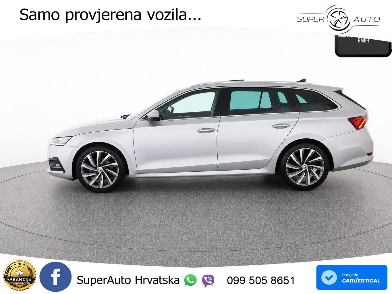 Škoda Octavia Combi 2.0 TDI (150 KS) DSG LED+GR SJED+ACC