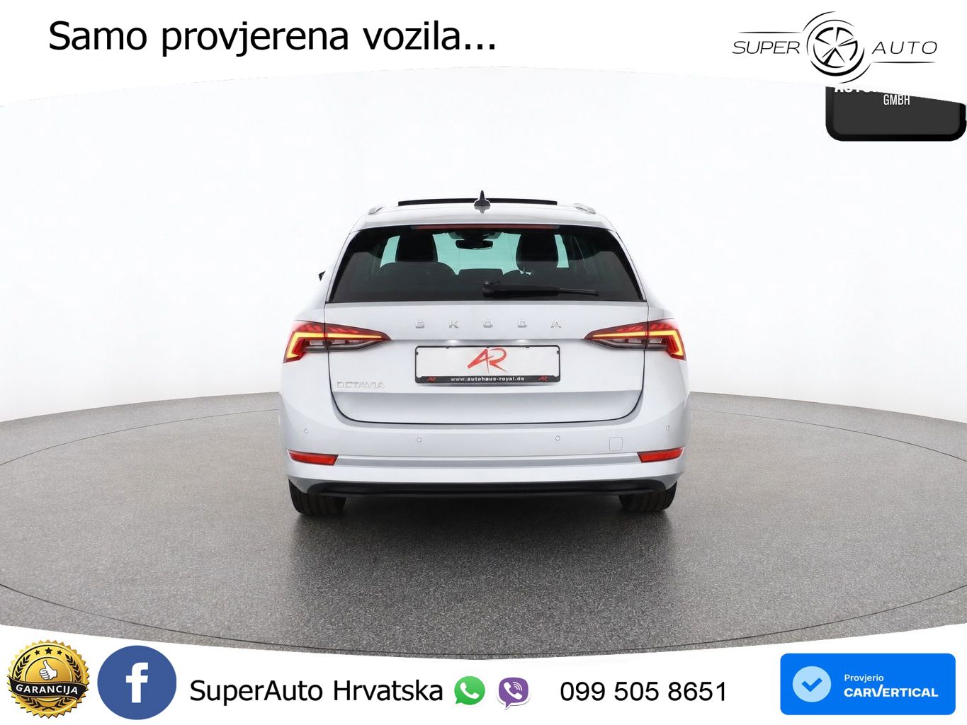 Škoda Octavia Combi 2.0 TDI (150 KS) DSG LED+GR SJED+ACC