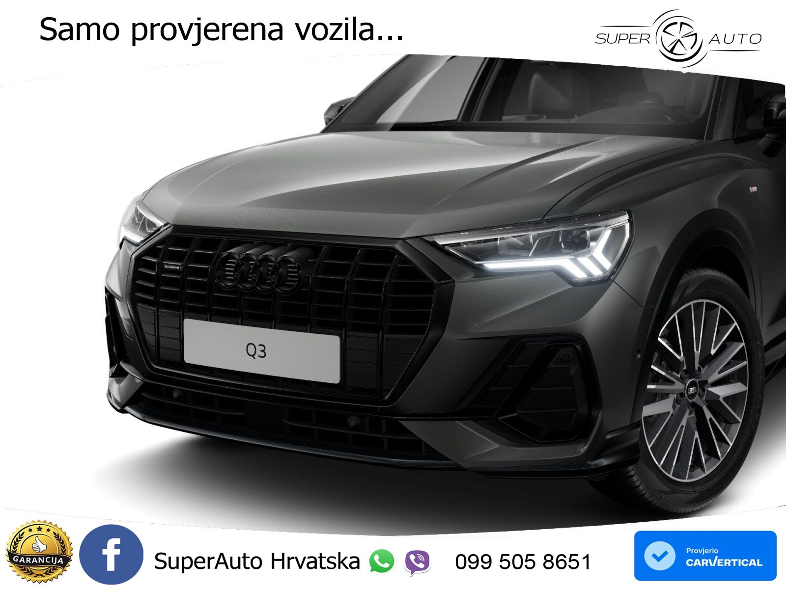 Audi Q3 40 TFSI (190 KS) quattro S tronic 2x S line LED+GR SJED+ACC