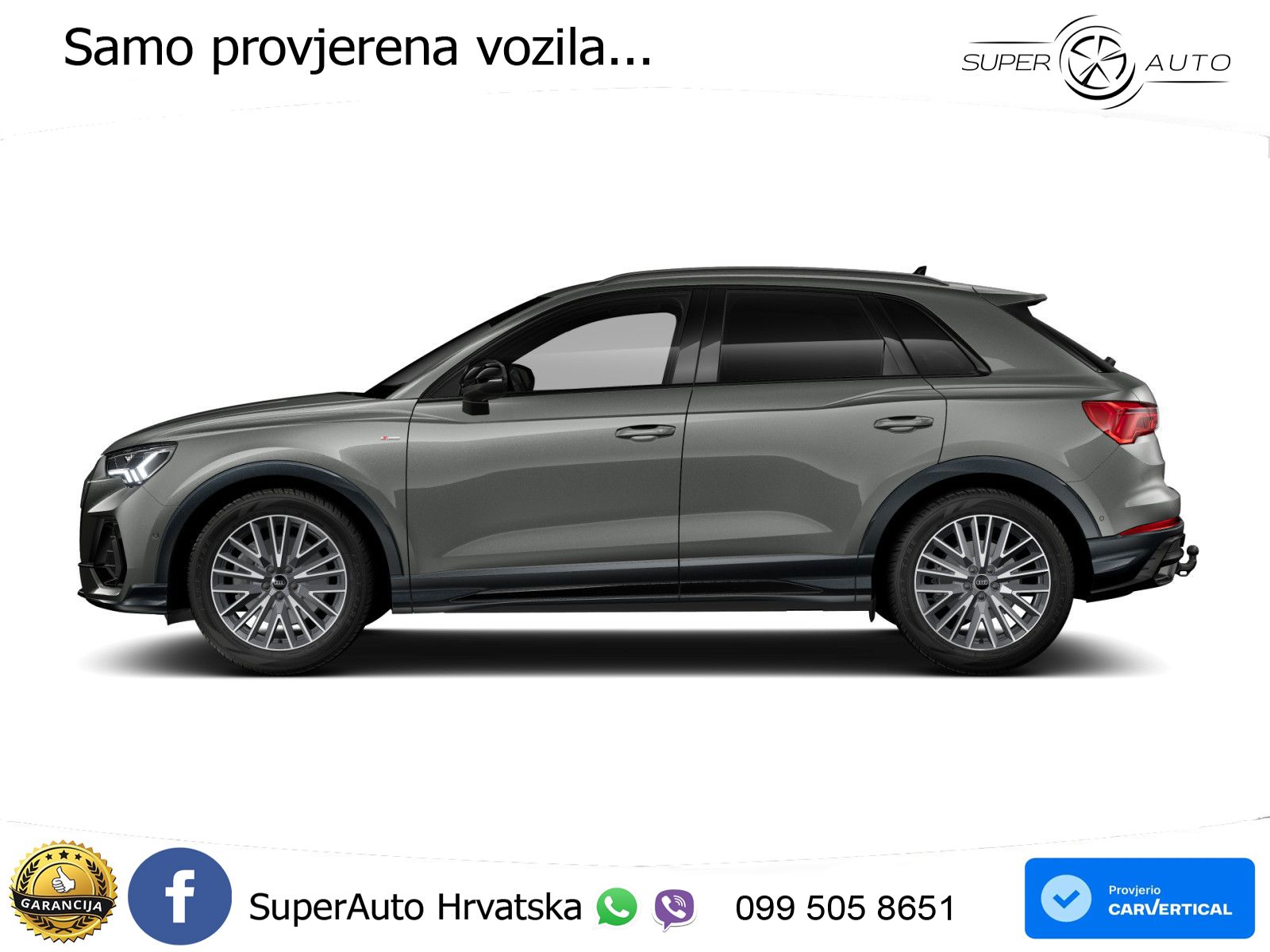 Audi Q3 40 TFSI (190 KS) quattro S tronic 2x S line LED+GR SJED+ACC