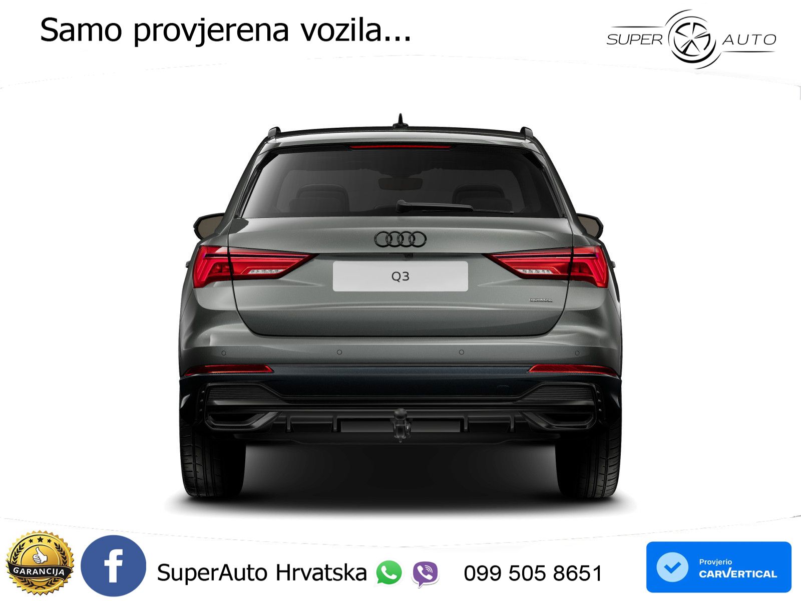 Audi Q3 40 TFSI (190 KS) quattro S tronic 2x S line LED+GR SJED+ACC