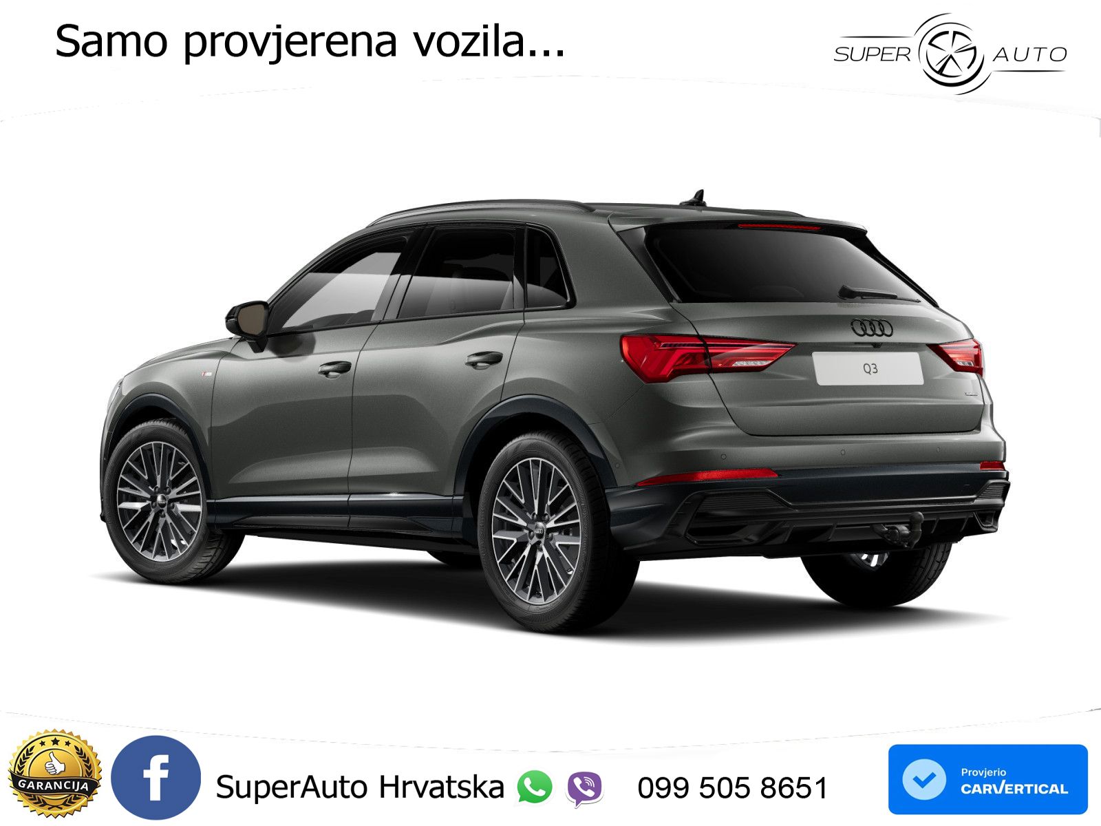 Audi Q3 40 TFSI (190 KS) quattro S tronic 2x S line LED+GR SJED+ACC