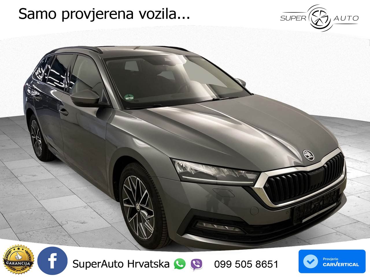 Škoda Octavia Combi 2.0 TDI (150 KS) LED+GR SJED+ACC