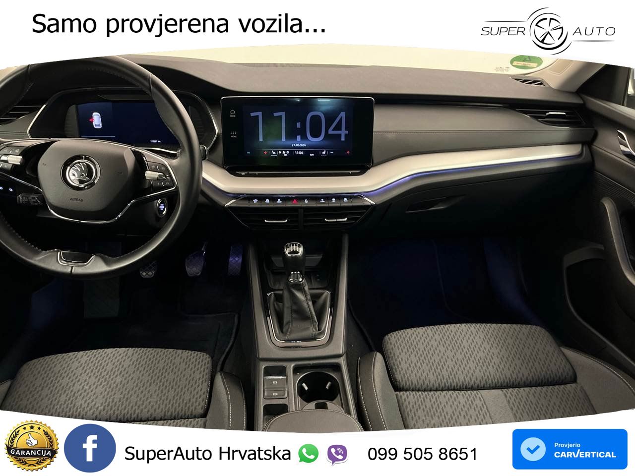 Škoda Octavia Combi 2.0 TDI (150 KS) LED+GR SJED+ACC