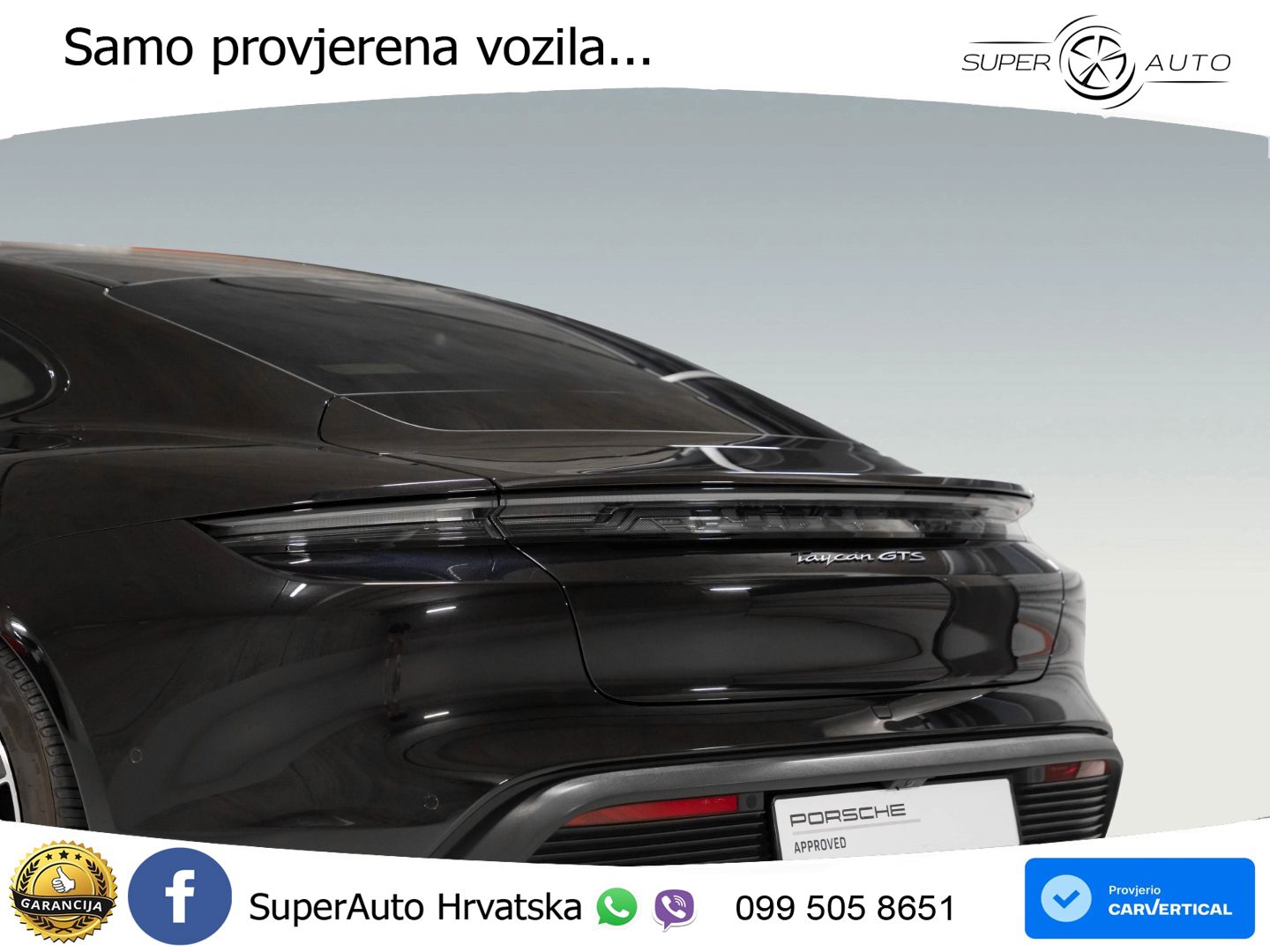 Porsche Taycan GTS Performance Plus 93.4 kWh (598 KS) ACC+GR SJED+360+PANO