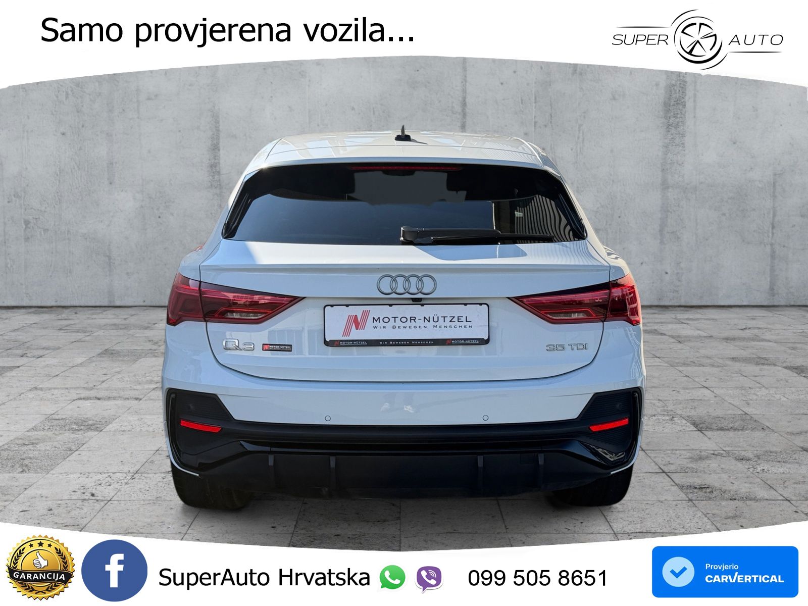 Audi Q3 Sportback 35 TDI (150 KS) S tronic S line LED+GR SJED+ACC