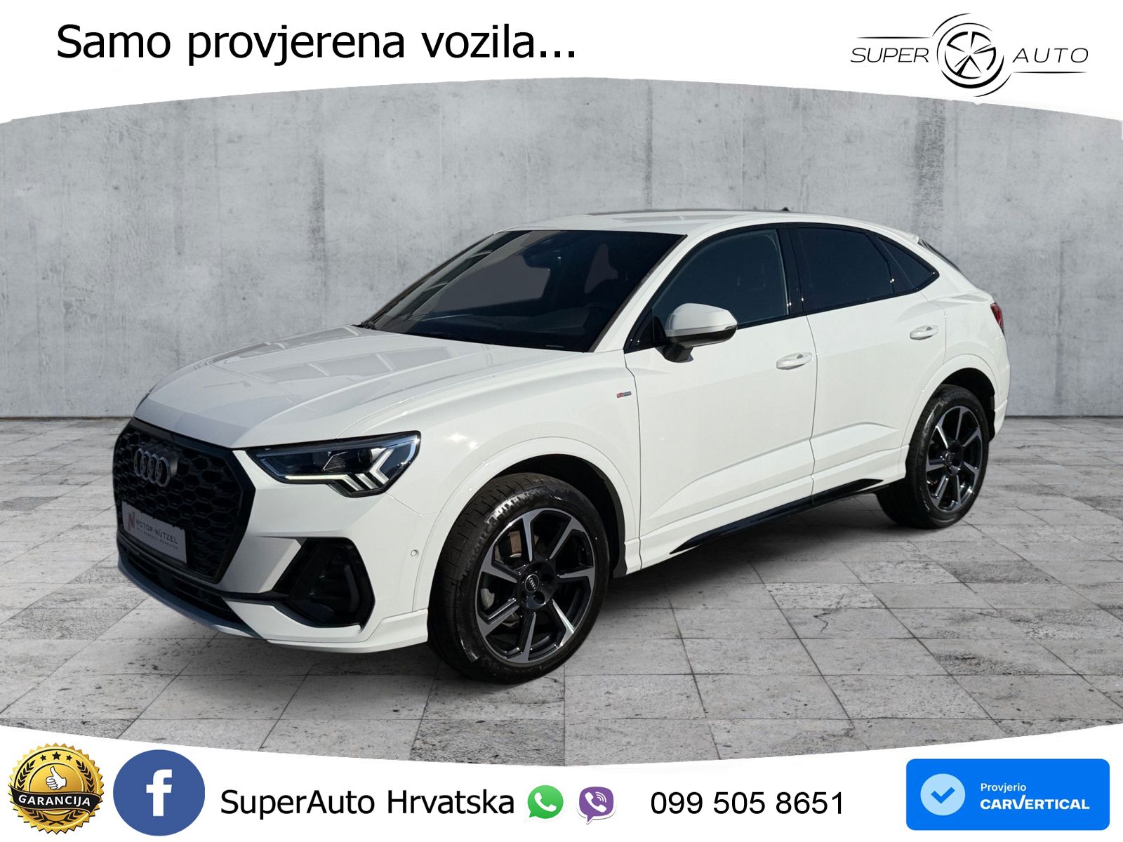 Audi Q3 Sportback 35 TDI (150 KS) S tronic S line LED+GR SJED+ACC