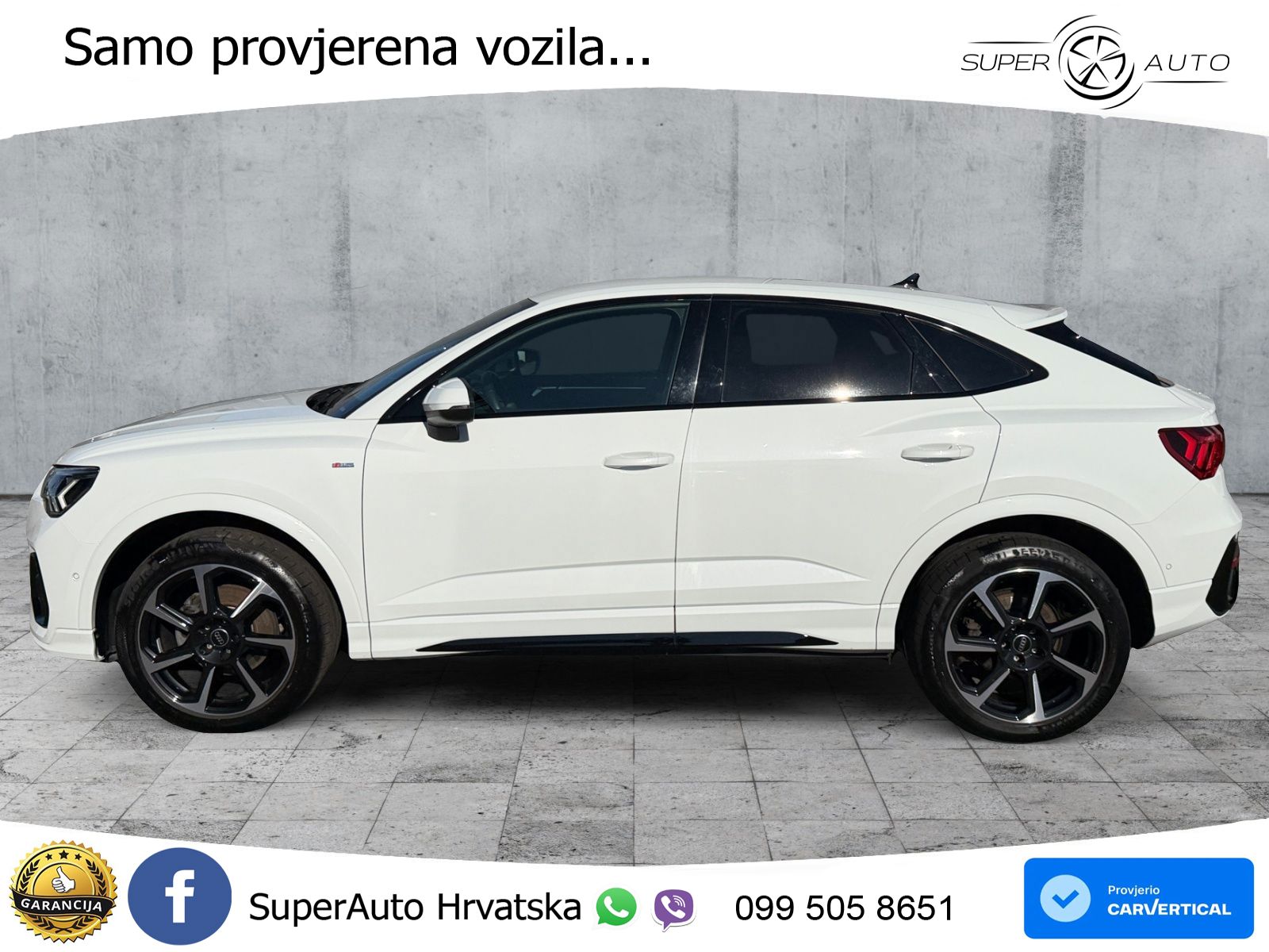 Audi Q3 Sportback 35 TDI (150 KS) S tronic S line LED+GR SJED+ACC