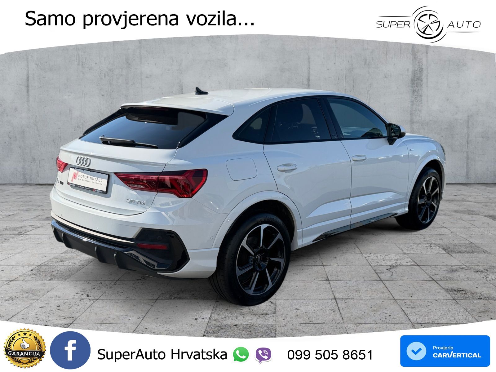 Audi Q3 Sportback 35 TDI (150 KS) S tronic S line LED+GR SJED+ACC