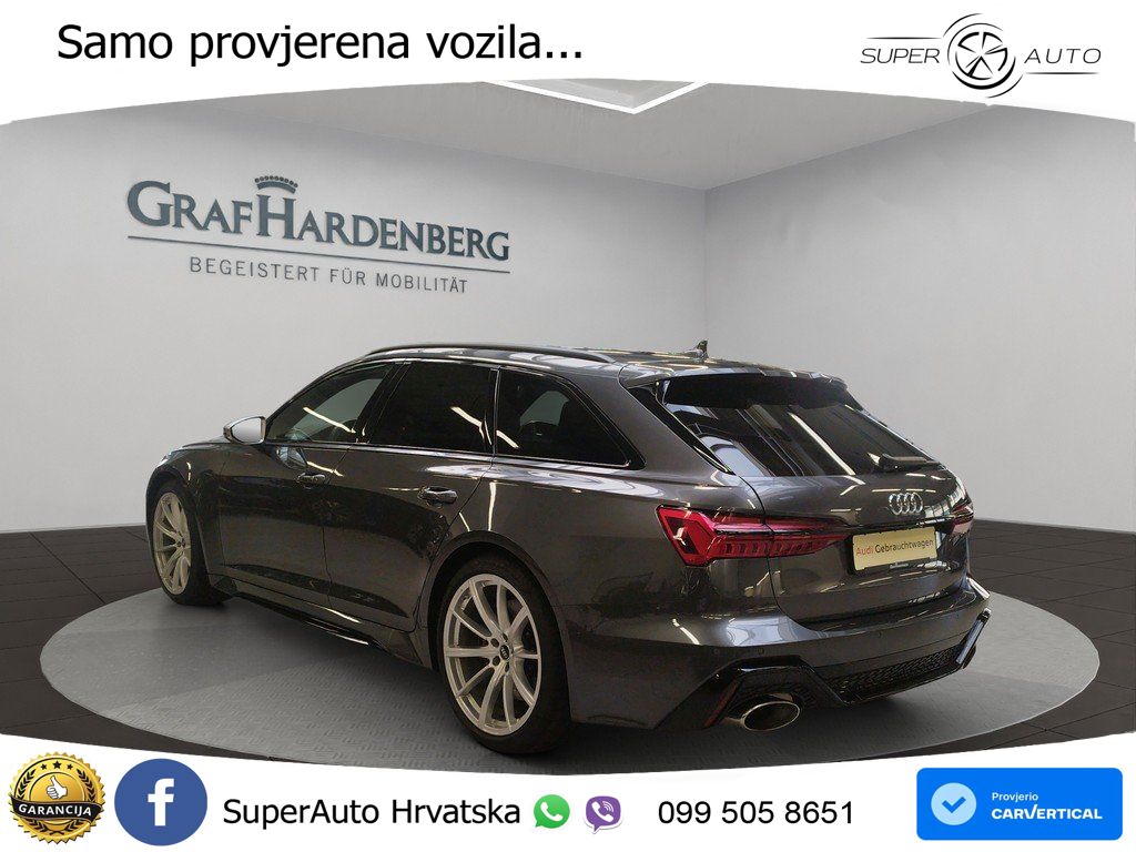 Audi RS6 Avant 4.0 TFSI V8 (600 KS) quattro Tiptronic ZRAČNI+ACC+4xGR SJED+KAM