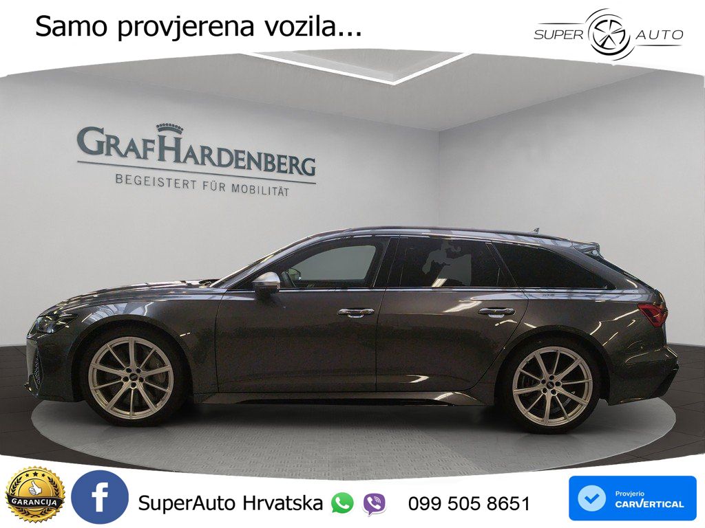 Audi RS6 Avant 4.0 TFSI V8 (600 KS) quattro Tiptronic ZRAČNI+ACC+4xGR SJED+KAM