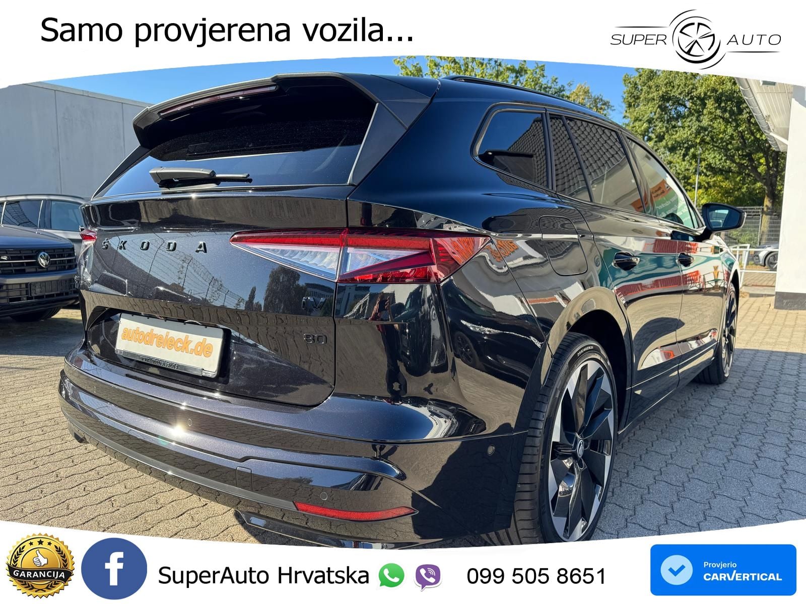 Škoda Enyaq iV 80 82 kWh (204 KS) SportLine LED+GR SJED+ACC