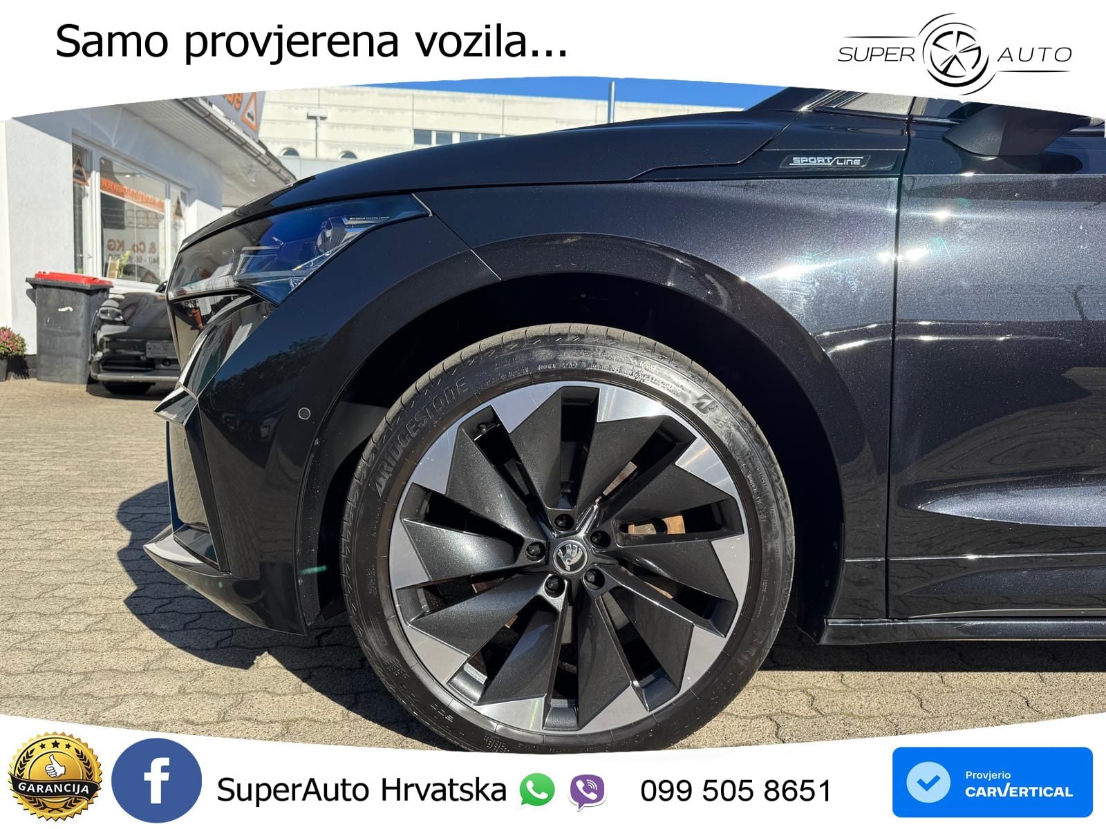 Škoda Enyaq iV 80 82 kWh (204 KS) SportLine LED+GR SJED+ACC