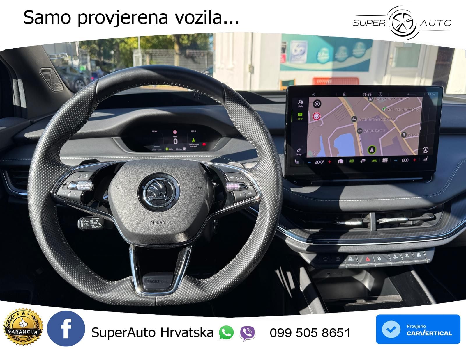 Škoda Enyaq iV 80 82 kWh (204 KS) SportLine LED+GR SJED+ACC