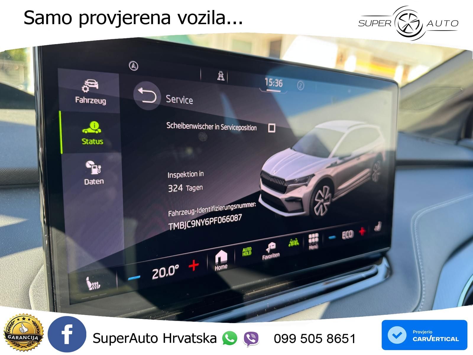 Škoda Enyaq iV 80 82 kWh (204 KS) SportLine LED+GR SJED+ACC