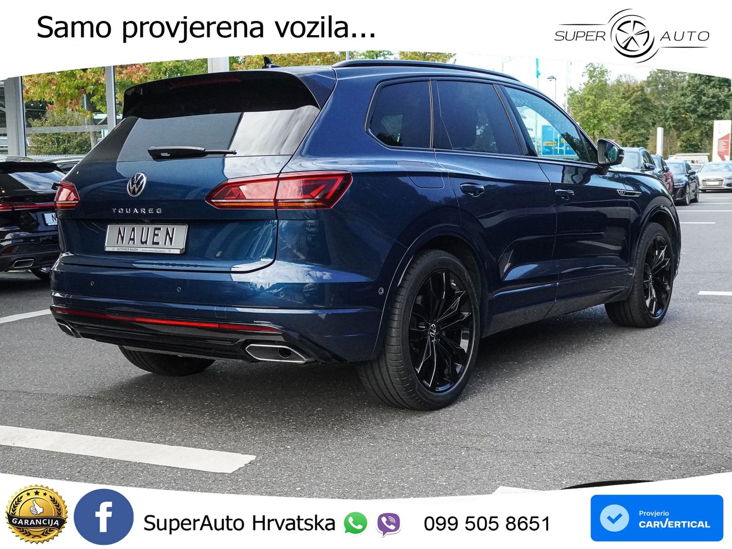 Volkswagen Touareg 3.0 V6 TDI (286 KS) 4MOTION Tiptronic R-Line ZRAČNI+ACC+4xGR SJED+KAM