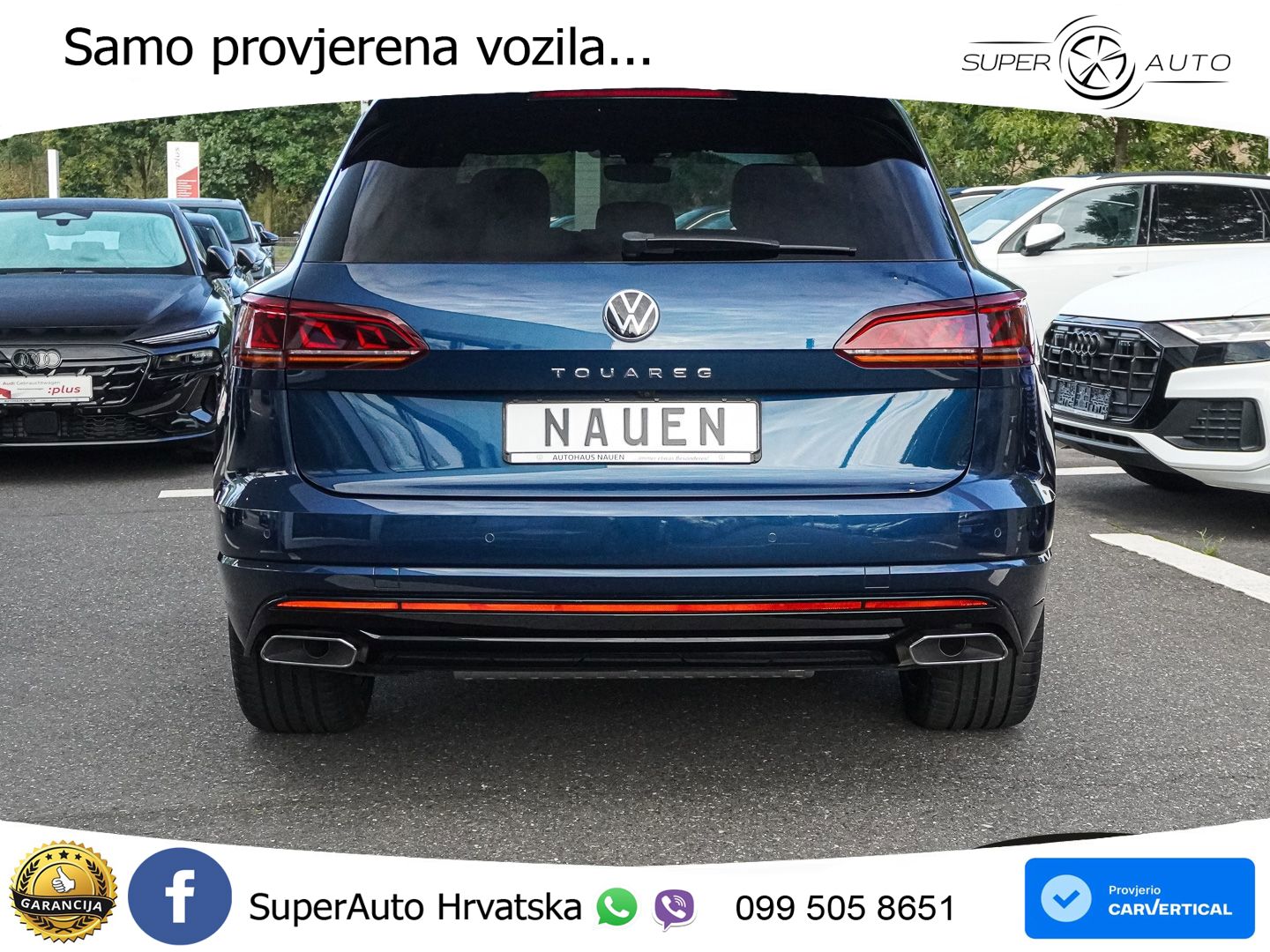 Volkswagen Touareg 3.0 V6 TDI (286 KS) 4MOTION Tiptronic R-Line ZRAČNI+ACC+4xGR SJED+KAM