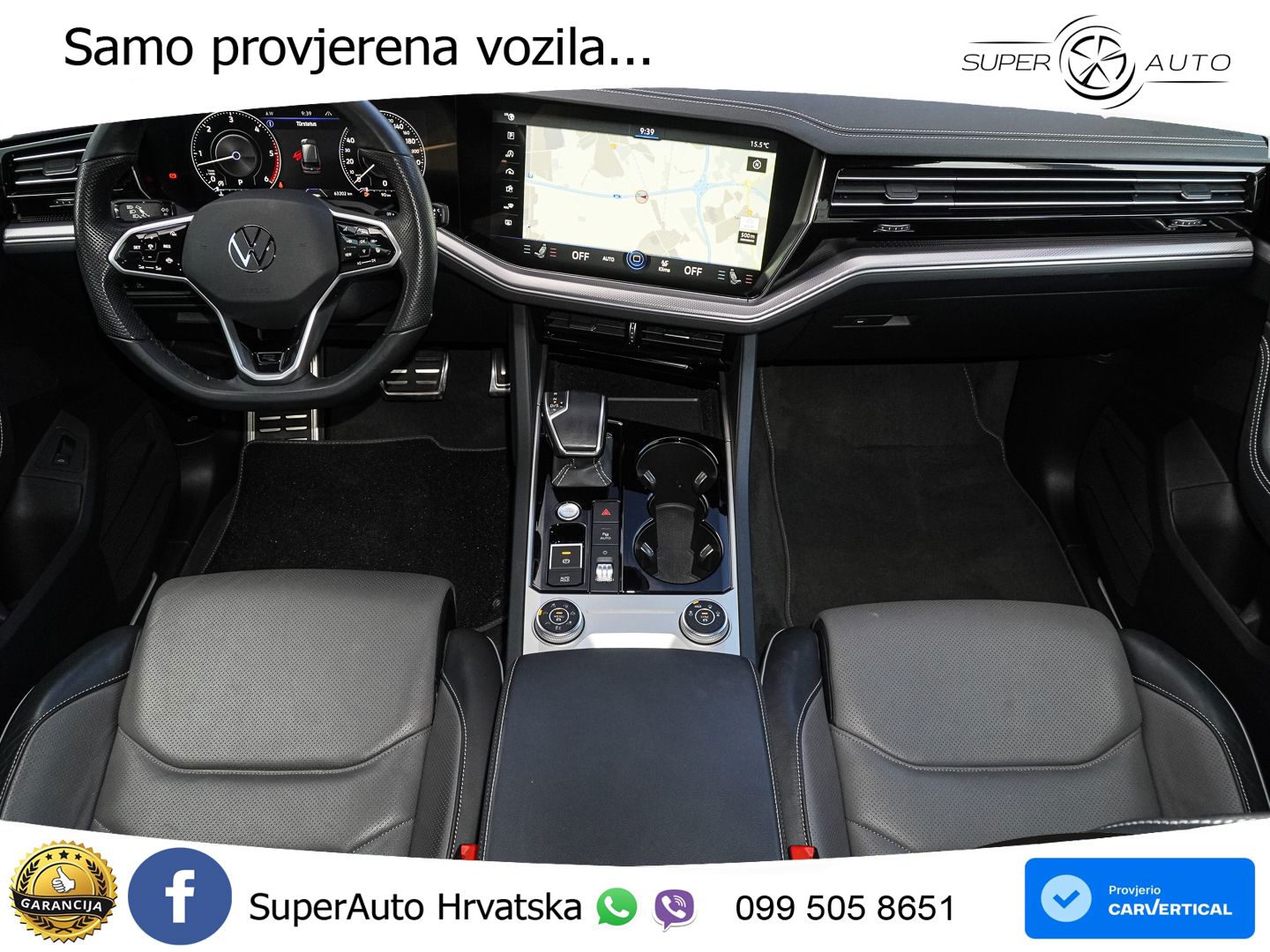 Volkswagen Touareg 3.0 V6 TDI (286 KS) 4MOTION Tiptronic R-Line ZRAČNI+ACC+4xGR SJED+KAM