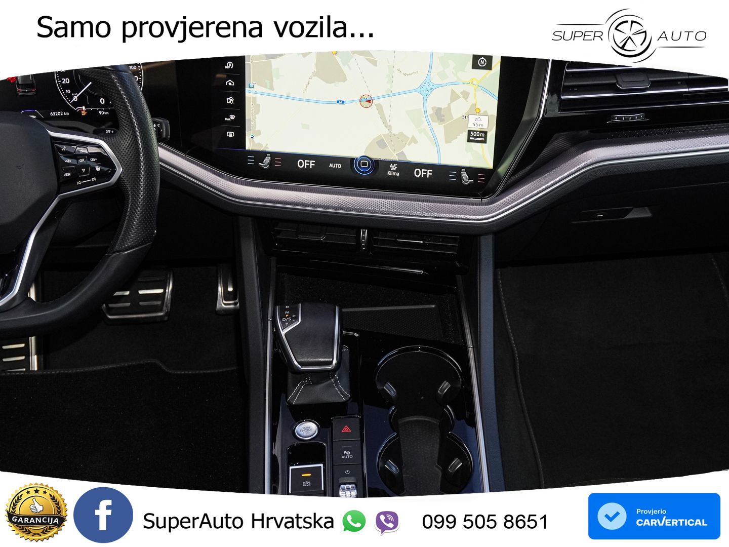 Volkswagen Touareg 3.0 V6 TDI (286 KS) 4MOTION Tiptronic R-Line ZRAČNI+ACC+4xGR SJED+KAM
