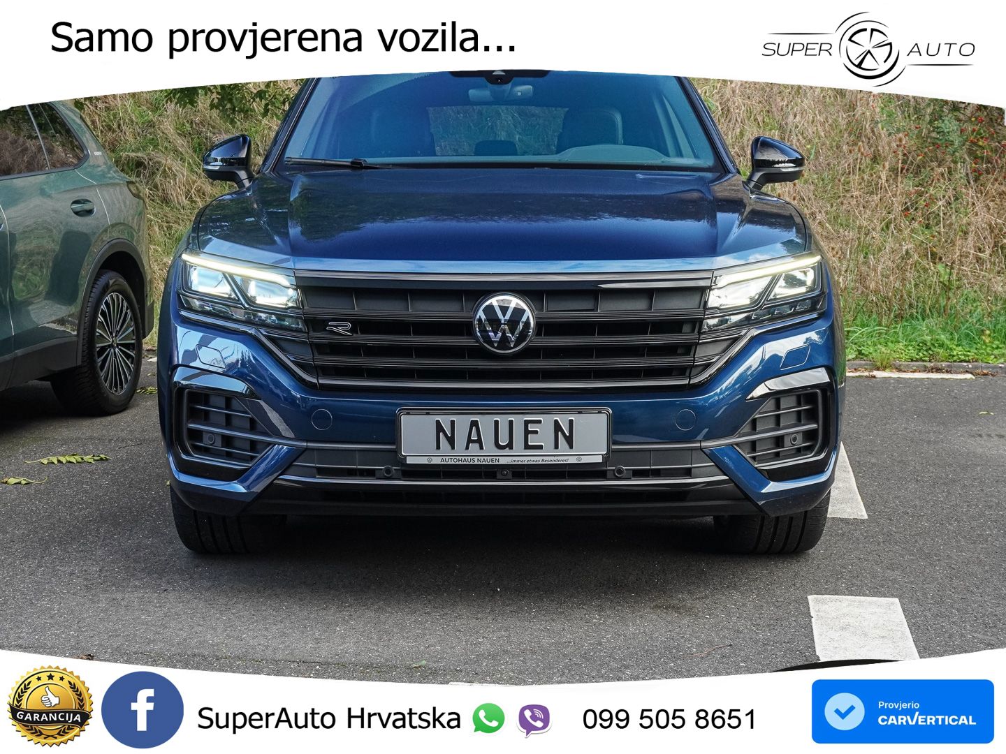 Volkswagen Touareg 3.0 V6 TDI (286 KS) 4MOTION Tiptronic R-Line ZRAČNI+ACC+4xGR SJED+KAM