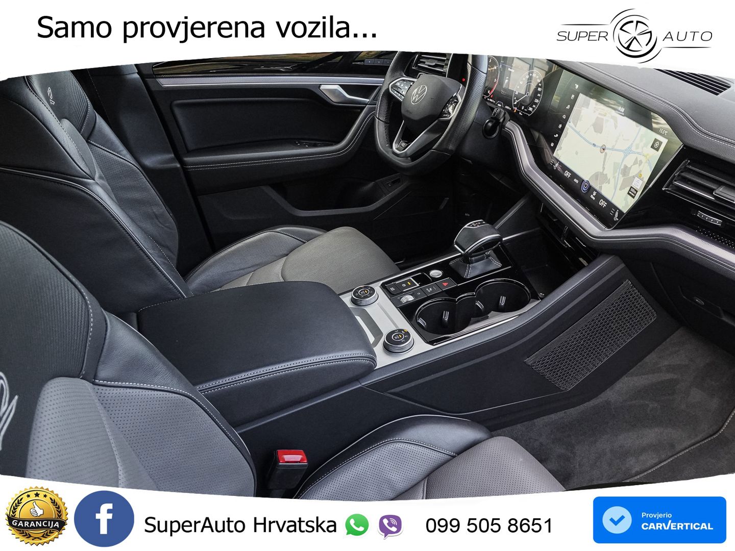 Volkswagen Touareg 3.0 V6 TDI (286 KS) 4MOTION Tiptronic R-Line ZRAČNI+ACC+4xGR SJED+KAM