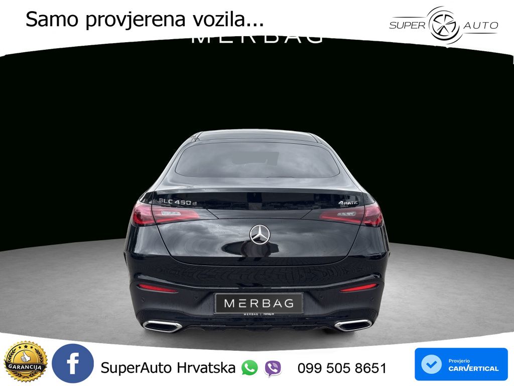 Mercedes GLC Coupe 450d (367 KS) 4MATIC 9G-TRONIC AMG ACC+HEAD+GR SJED+360+PANO