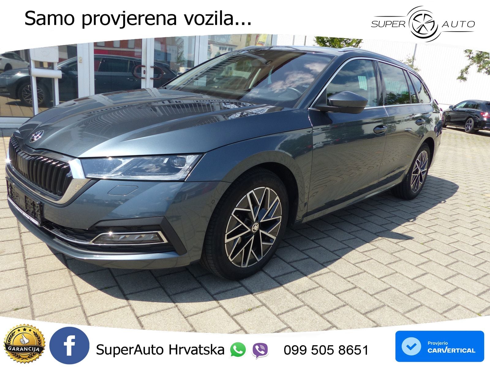 Škoda Octavia Combi 2.0 TDI (150 KS) DSG LED+GR SJED+ACC