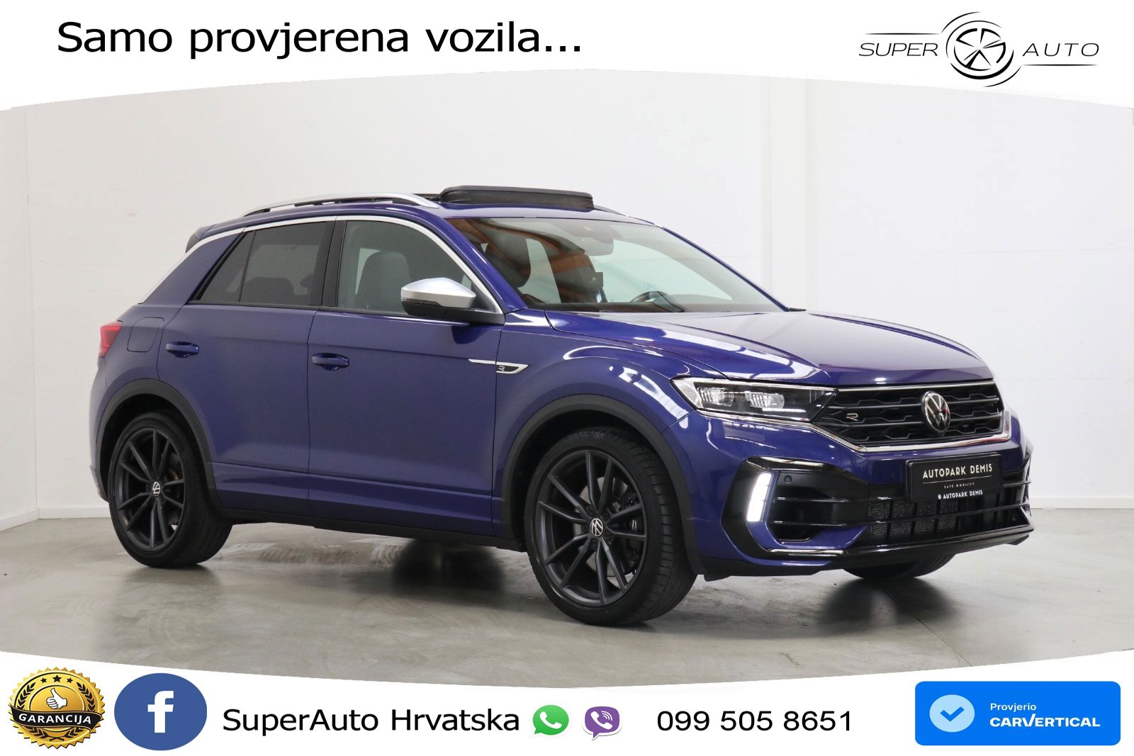 Volkswagen T-Roc R 2.0 TSI (300 KS) OPF 4M DSG LED+GR SJED+ACC