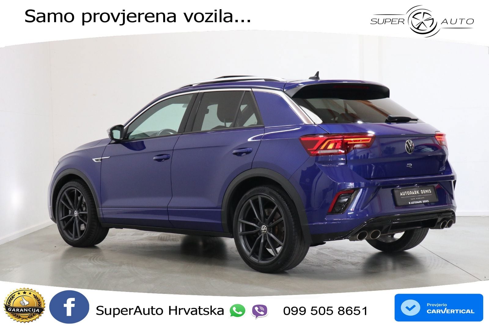 Volkswagen T-Roc R 2.0 TSI (300 KS) OPF 4M DSG LED+GR SJED+ACC