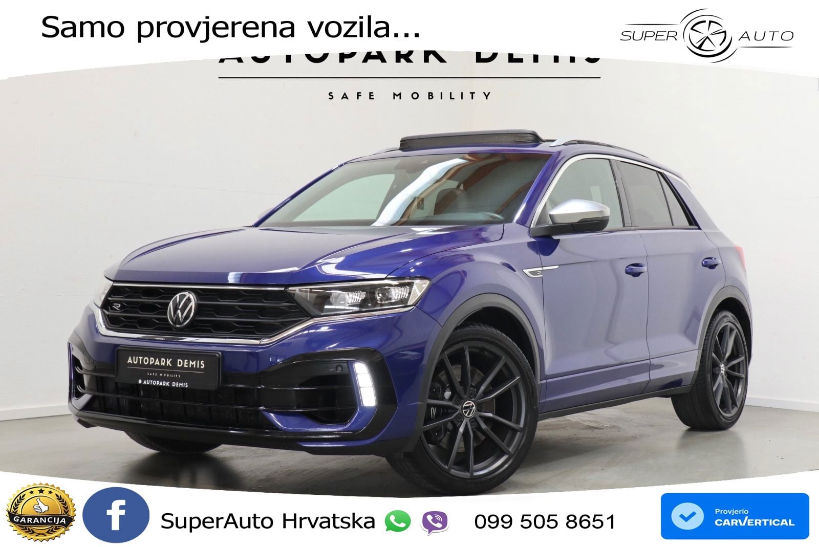Volkswagen T-Roc R 2.0 TSI (300 KS) OPF 4M DSG LED+GR SJED+ACC