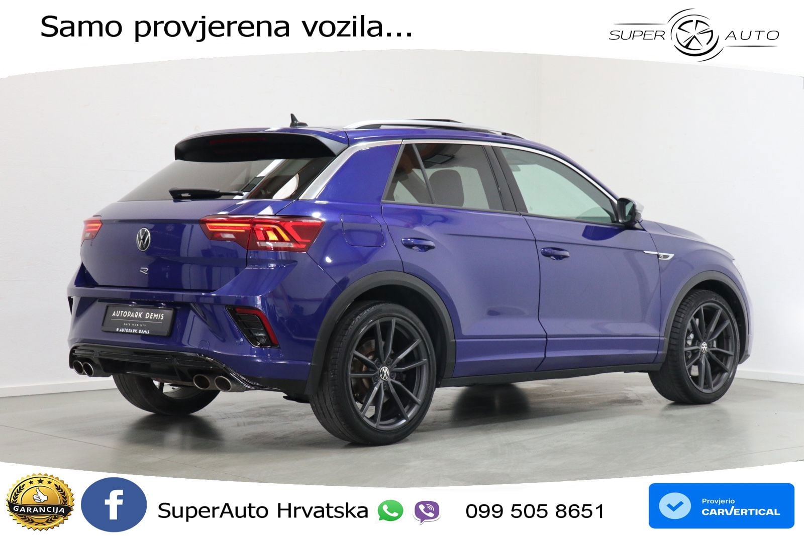 Volkswagen T-Roc R 2.0 TSI (300 KS) OPF 4M DSG LED+GR SJED+ACC