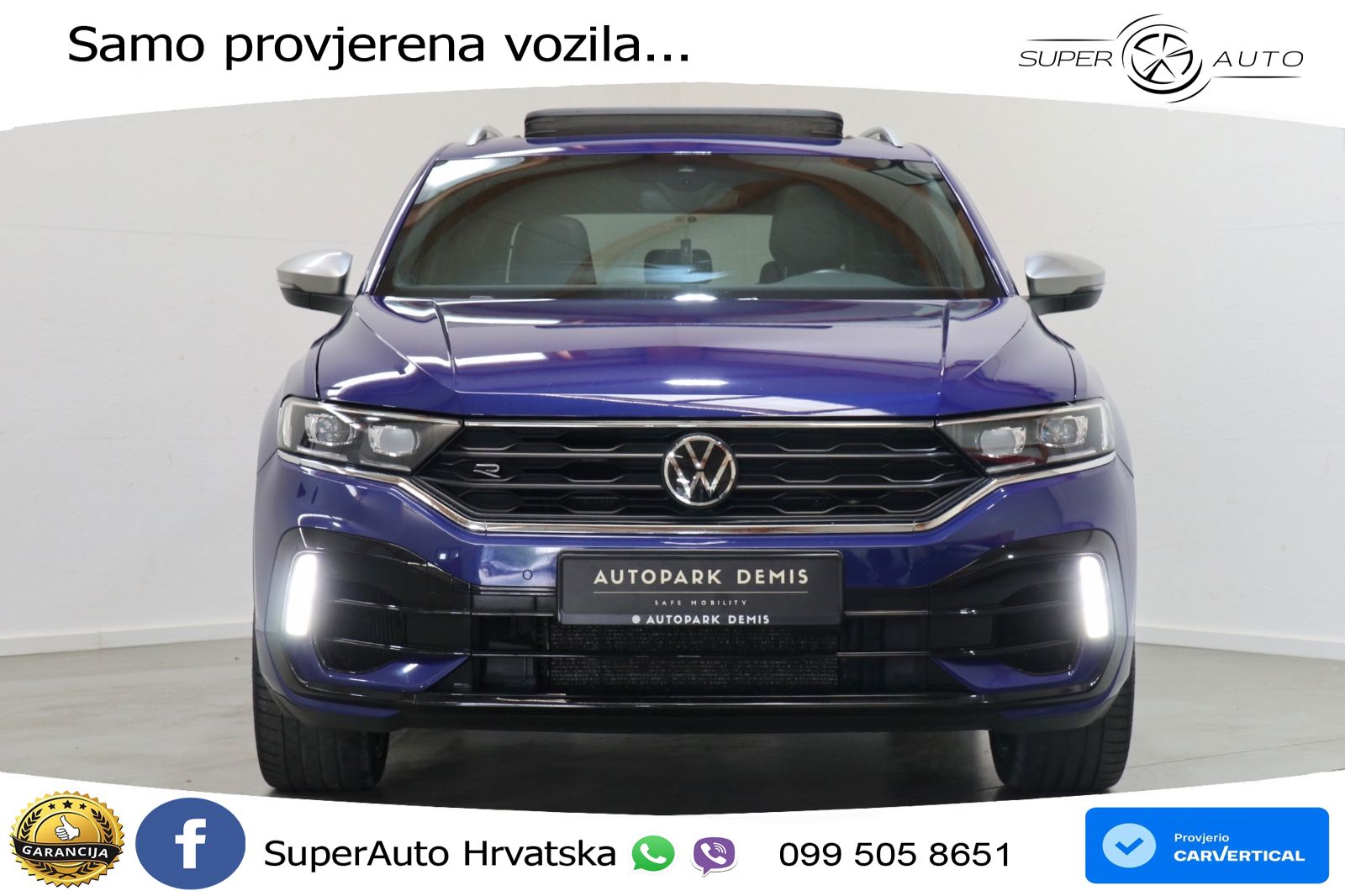 Volkswagen T-Roc R 2.0 TSI (300 KS) OPF 4M DSG LED+GR SJED+ACC