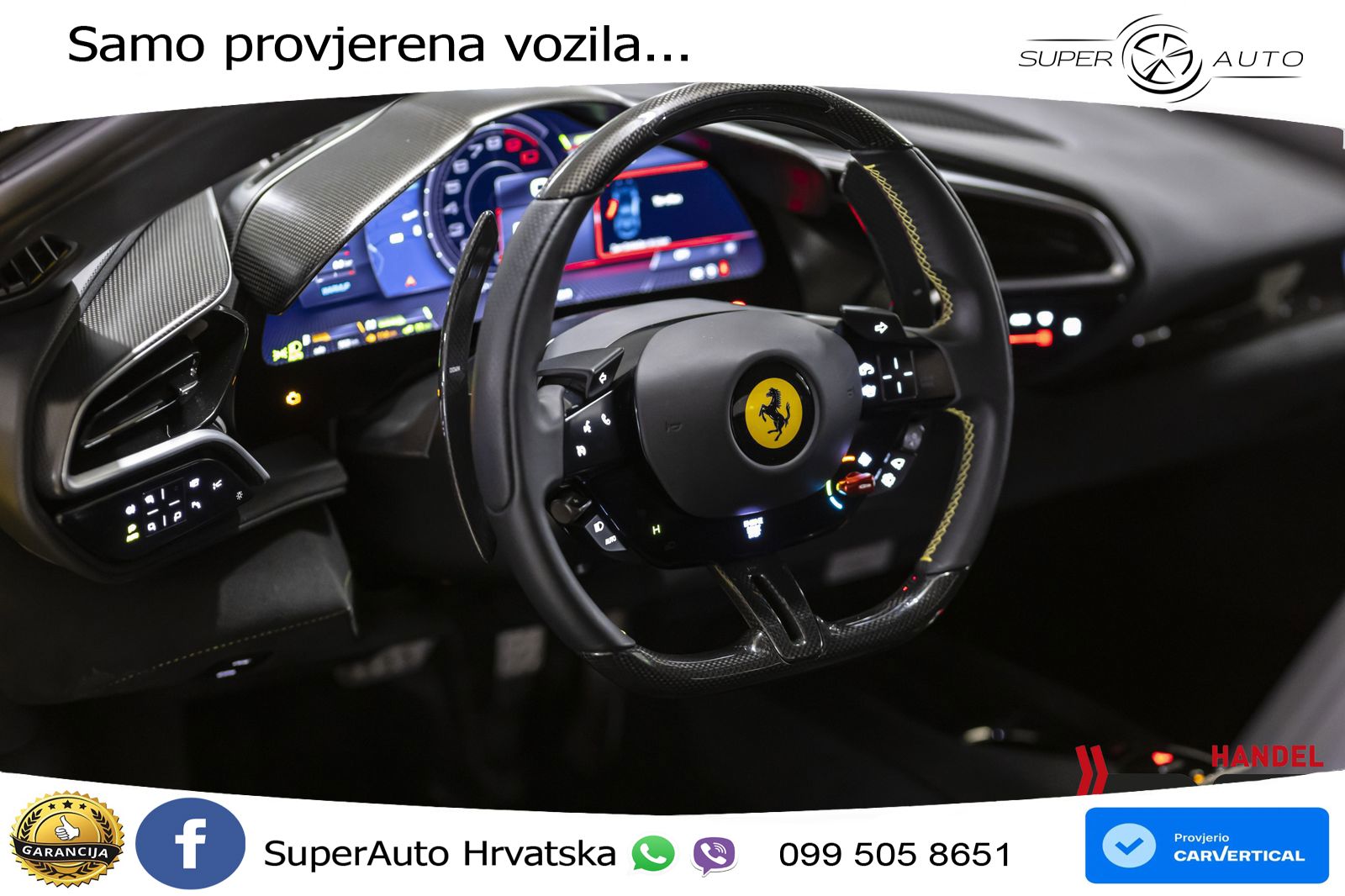 Ferrari 296 GTB 3.0 V6 (830 KS) F1 DCT
