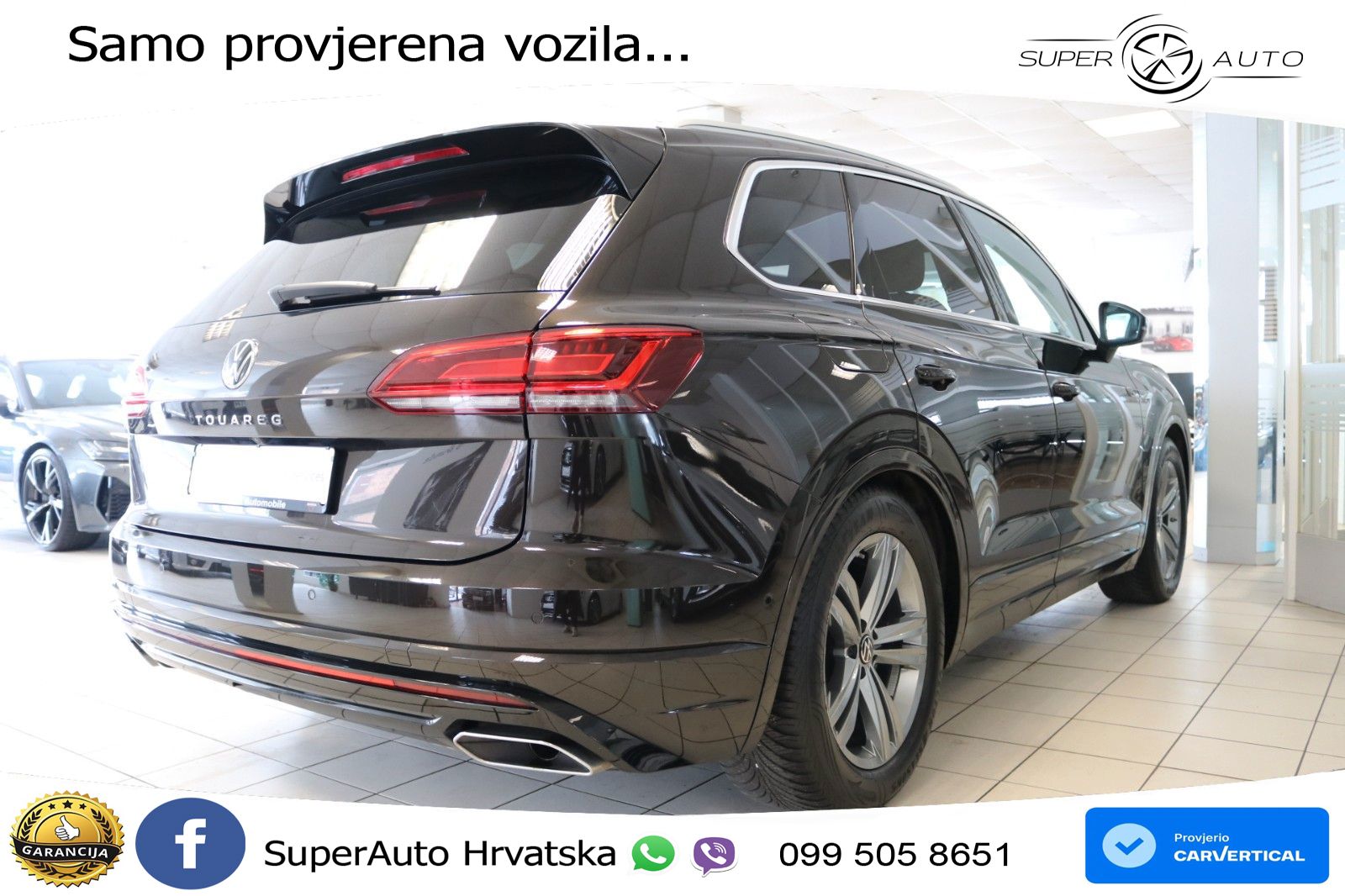Volkswagen Touareg 3.0 V6 TDI (231 KS) 4MOTION Tiptronic R-Line ZRAČNI+ACC+4xGR SJED+KAM