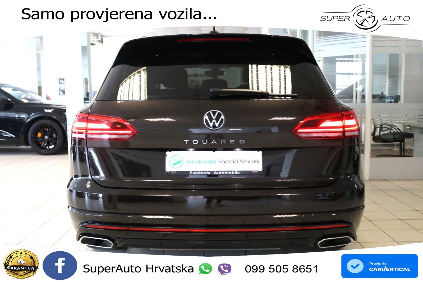 Volkswagen Touareg 3.0 V6 TDI (231 KS) 4MOTION Tiptronic R-Line ZRAČNI+ACC+4xGR SJED+KAM
