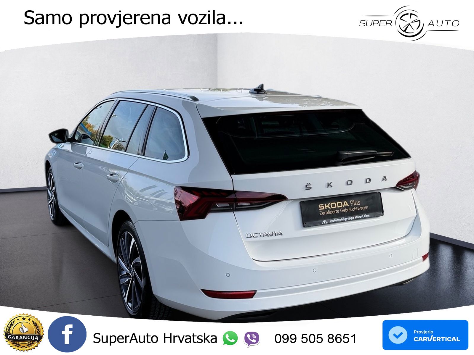 Škoda Octavia Combi 2.0 TDI (150 KS) DSG LED+GR SJED+ACC