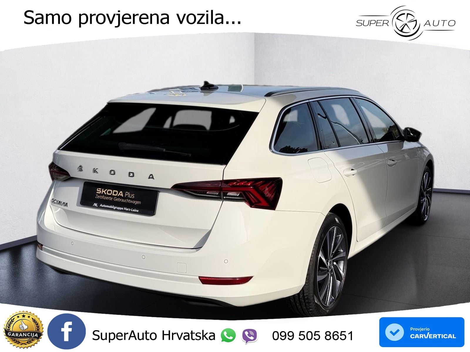 Škoda Octavia Combi 2.0 TDI (150 KS) DSG LED+GR SJED+ACC