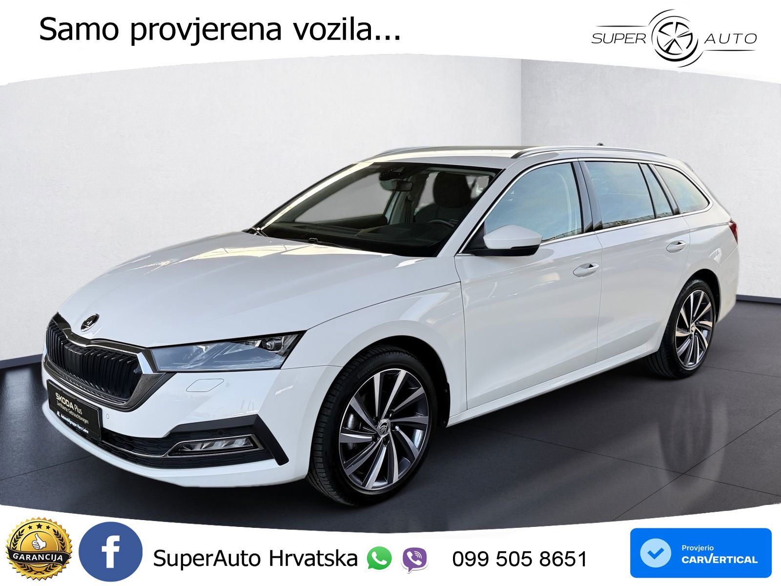 Škoda Octavia Combi 2.0 TDI (150 KS) DSG LED+GR SJED+ACC