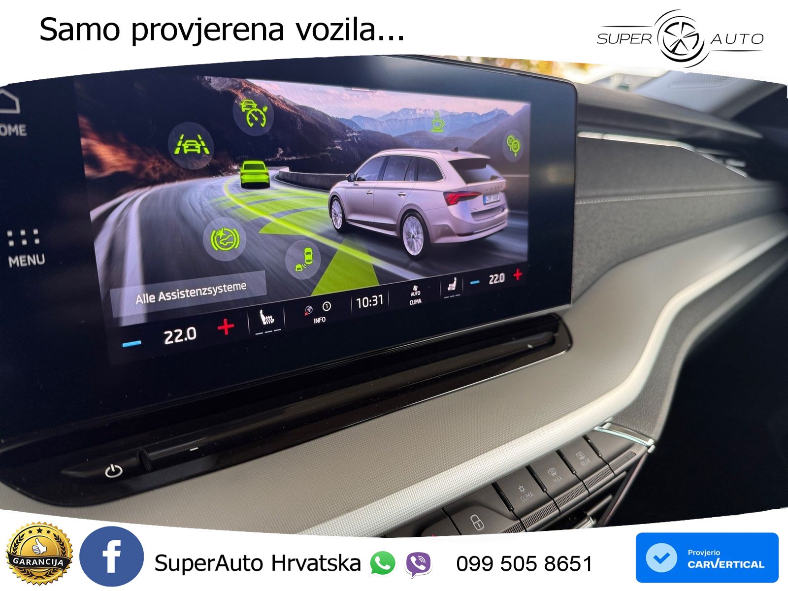 Škoda Octavia Combi 2.0 TDI (150 KS) DSG LED+GR SJED+ACC