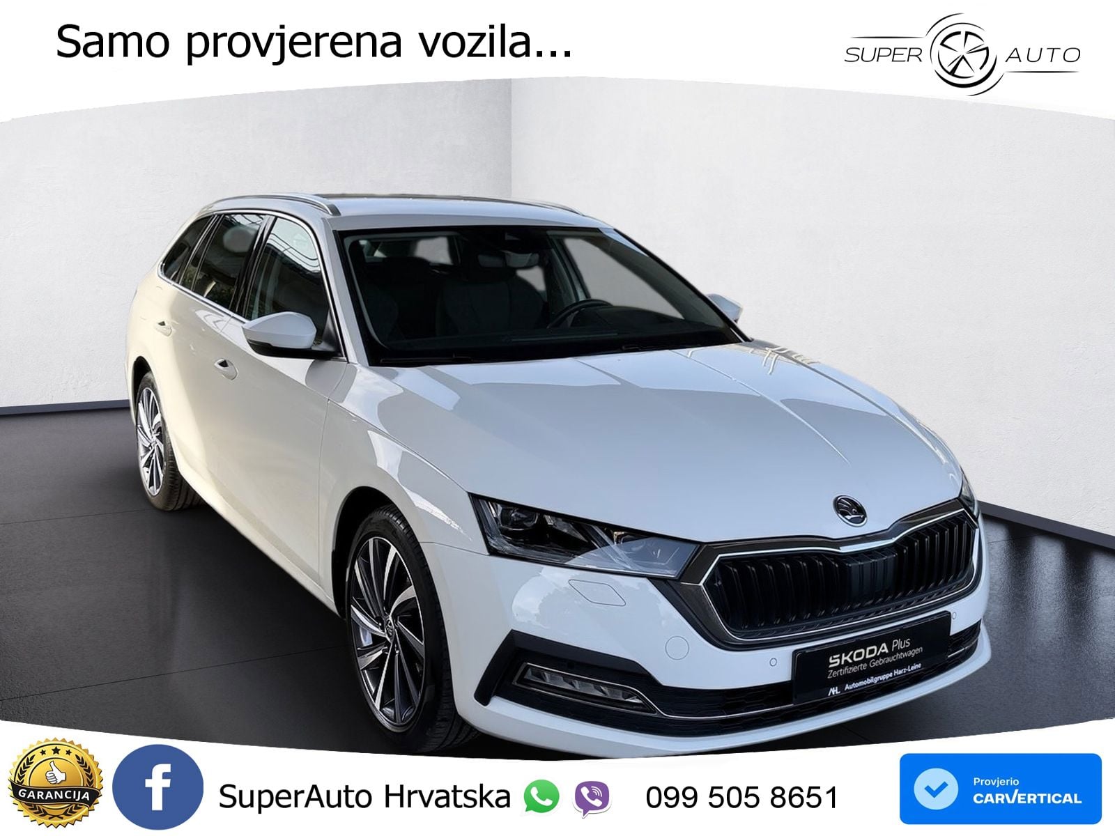 Škoda Octavia Combi 2.0 TDI (150 KS) DSG LED+GR SJED+ACC