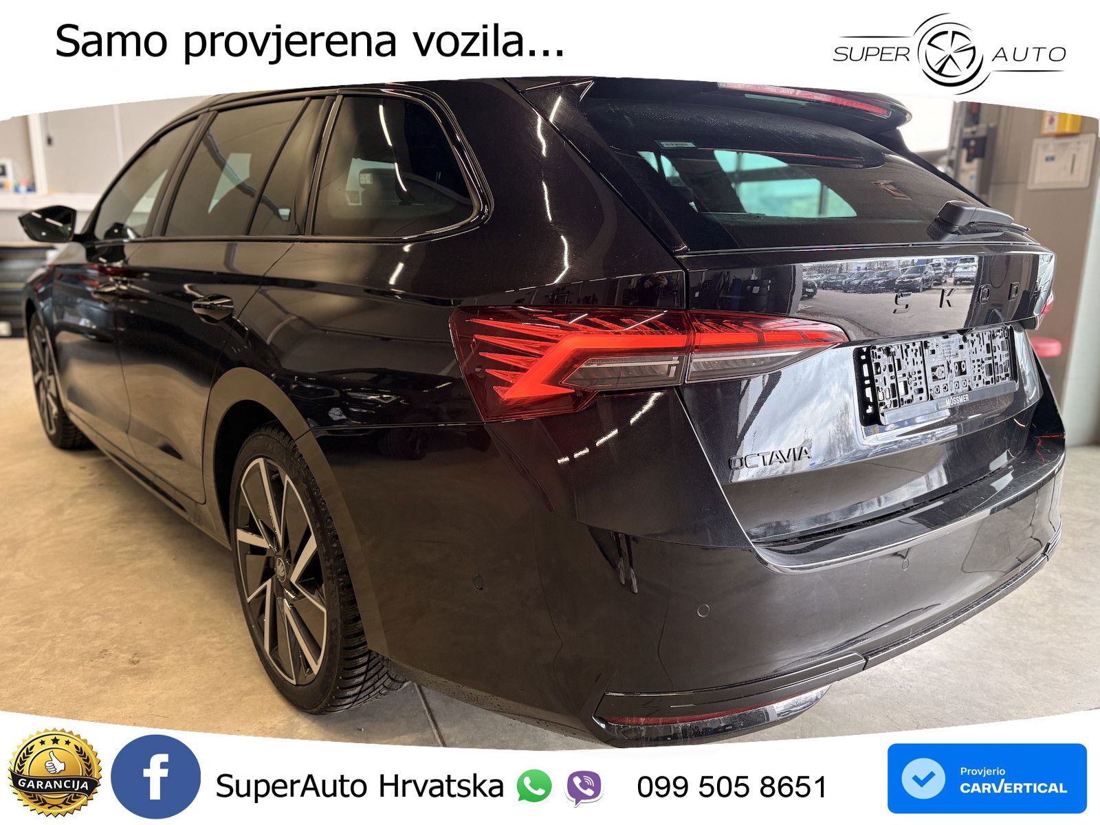 Škoda Octavia Combi 1.5 TSI (150 KS) DSG SportLine MATRIX+GR SJED+KAM