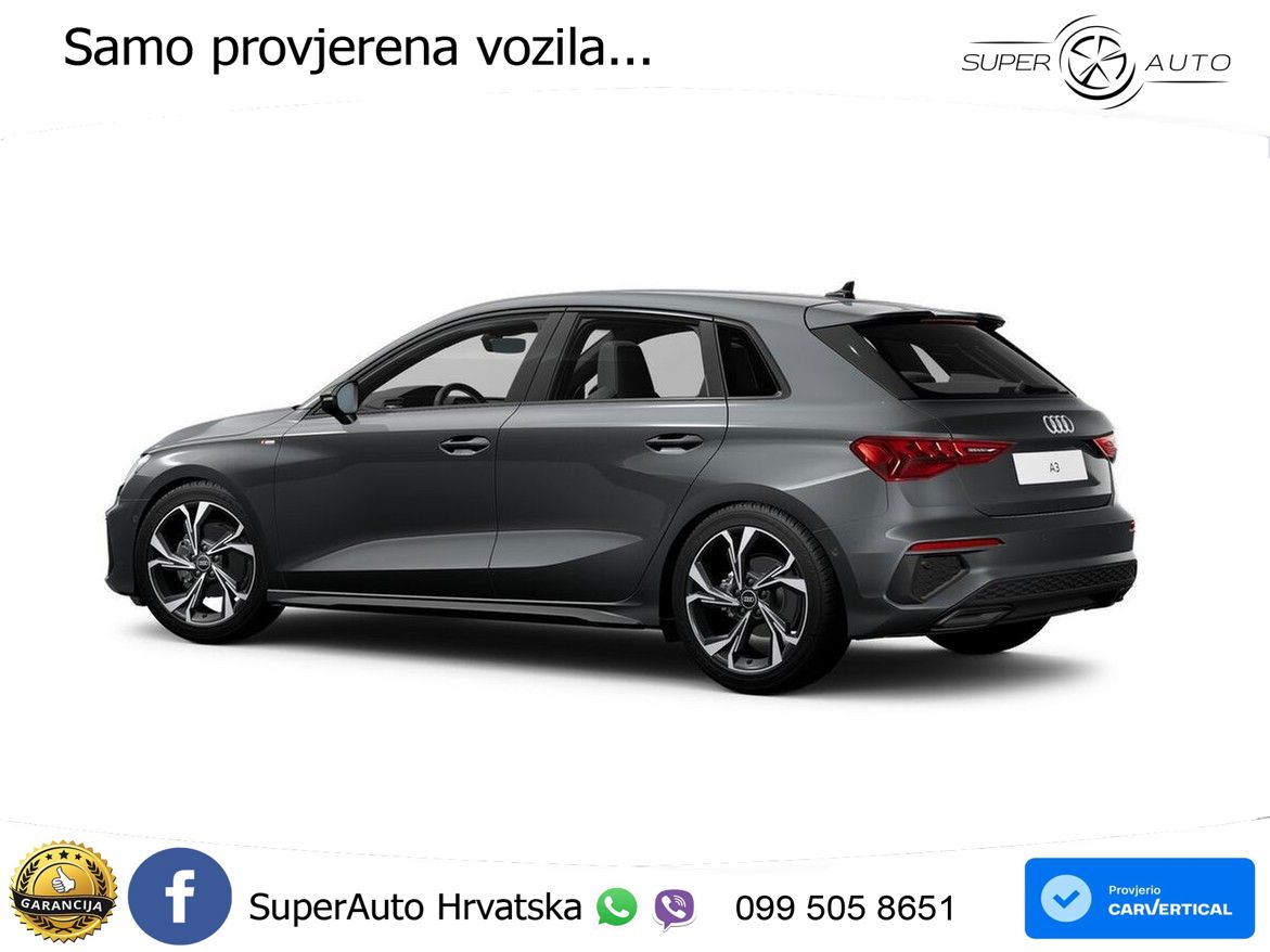 Audi A3 35 TFSI (150 KS) S tronic S line LED+GR SJED+ACC