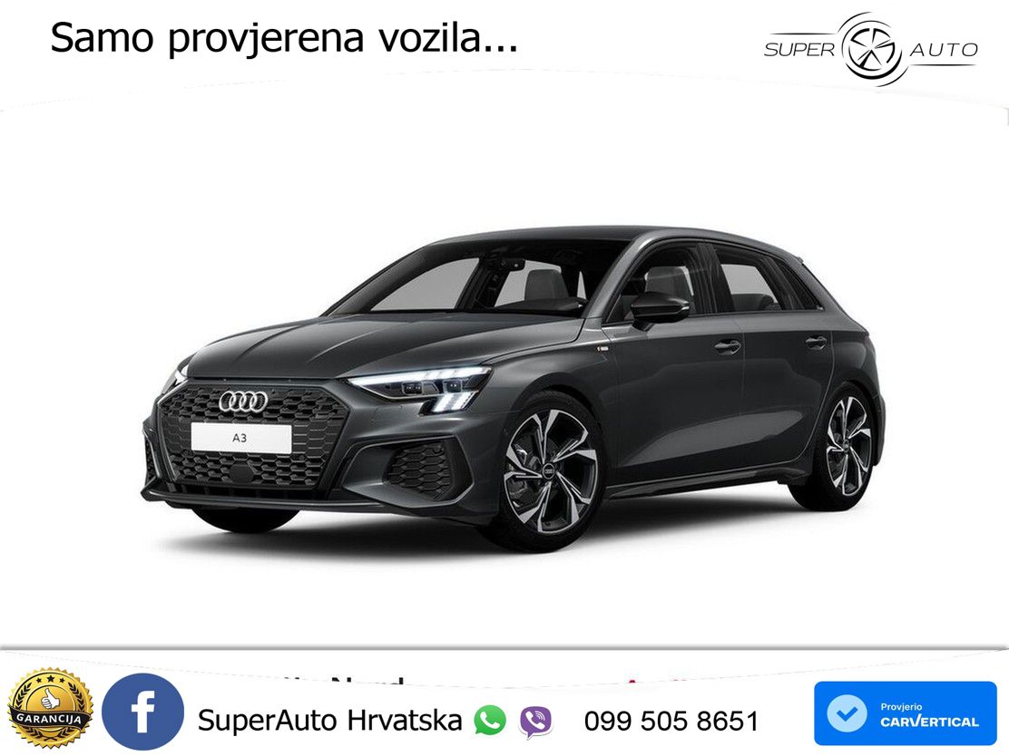 Audi A3 35 TFSI (150 KS) S tronic S line LED+GR SJED+ACC
