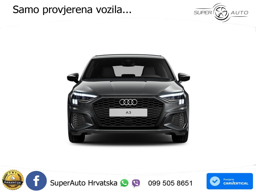 Audi A3 35 TFSI (150 KS) S tronic S line LED+GR SJED+ACC