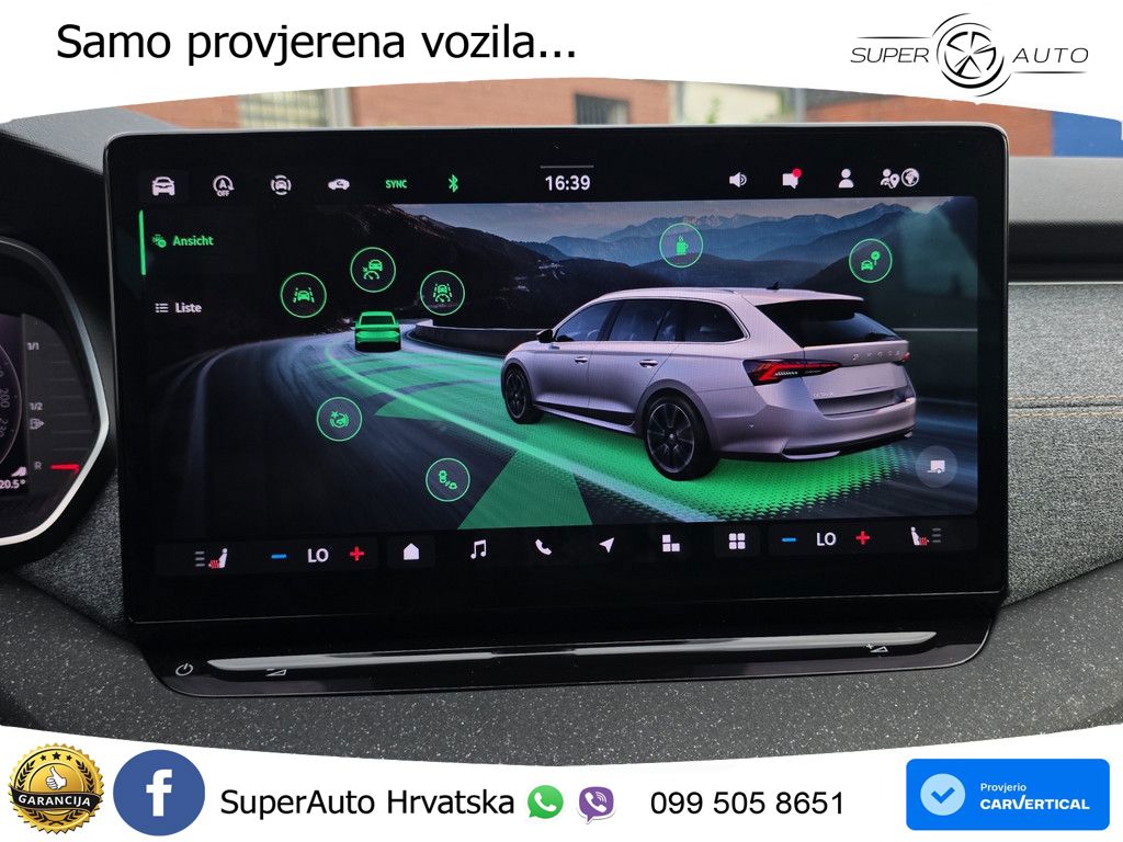 Škoda Octavia Combi 2.0 TDI (150 KS) DSG Selection LED+GR SJED+ACC
