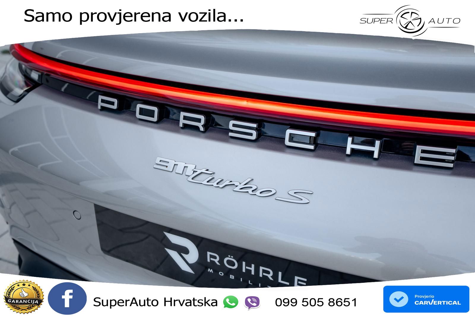 Porsche 911 Turbo S 3.8 (650 KS) PDK LED+GR SJED+ACC