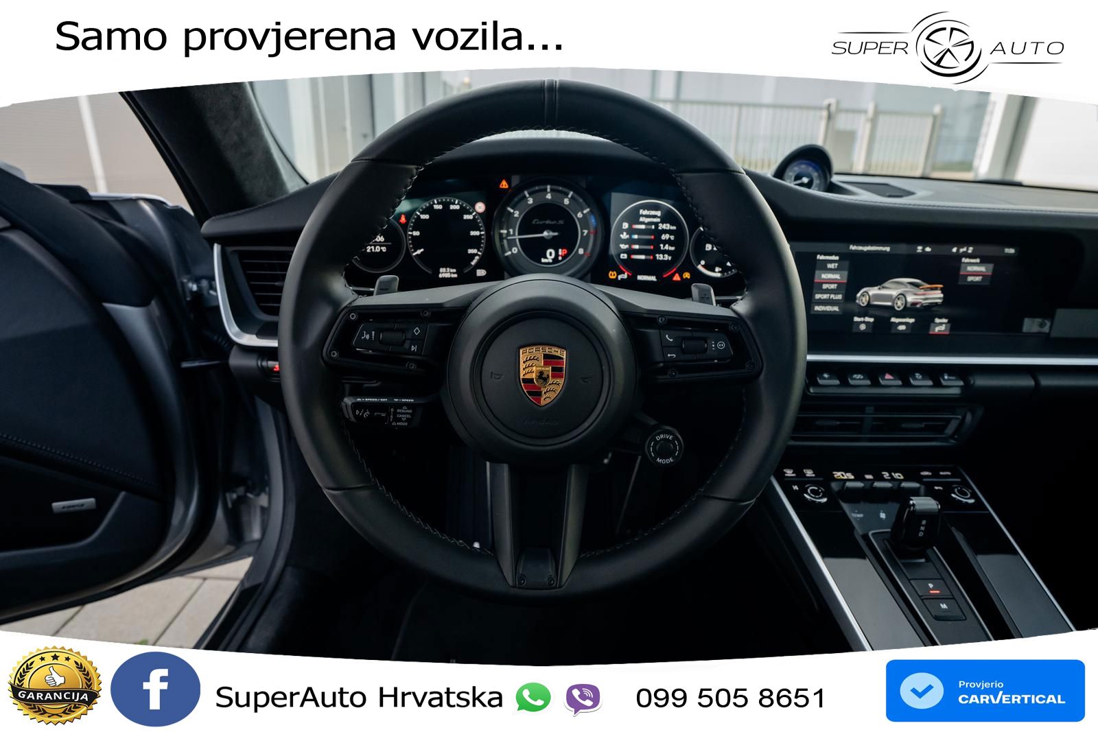 Porsche 911 Turbo S 3.8 (650 KS) PDK LED+GR SJED+ACC