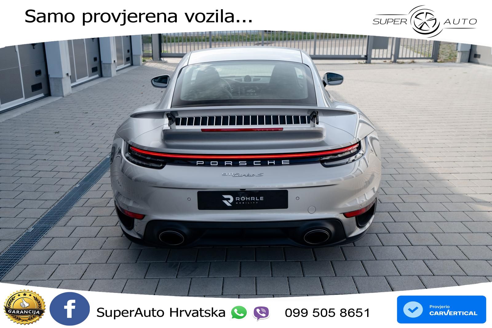 Porsche 911 Turbo S 3.8 (650 KS) PDK LED+GR SJED+ACC