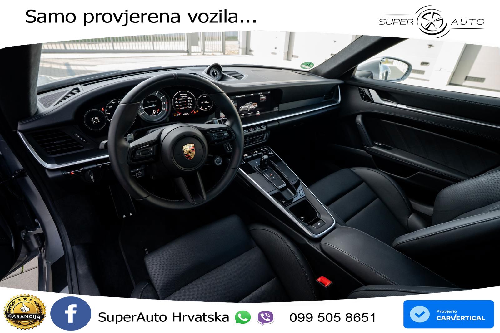 Porsche 911 Turbo S 3.8 (650 KS) PDK LED+GR SJED+ACC
